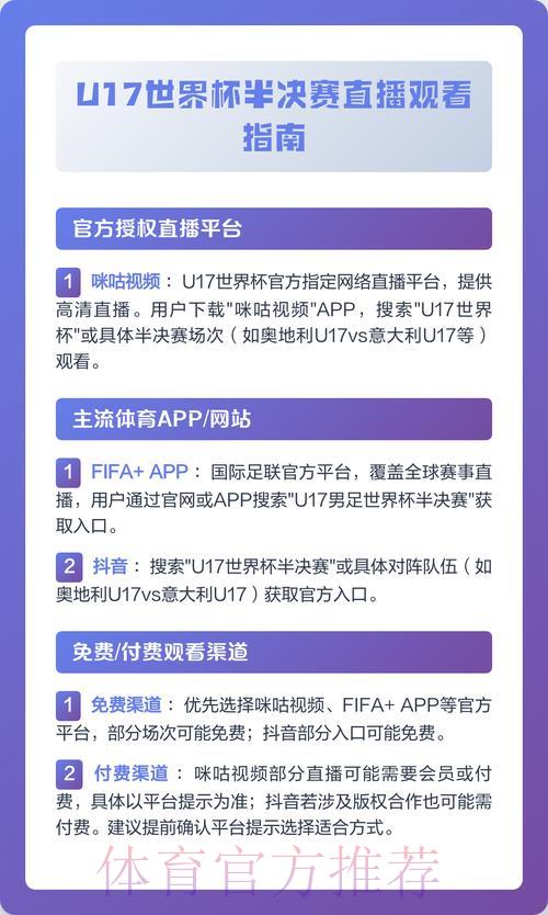 世界杯赛事直播平台与观看渠道深度盘点